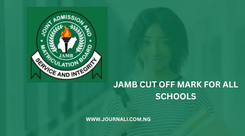 JAMB Cut Off Mark For All Schools