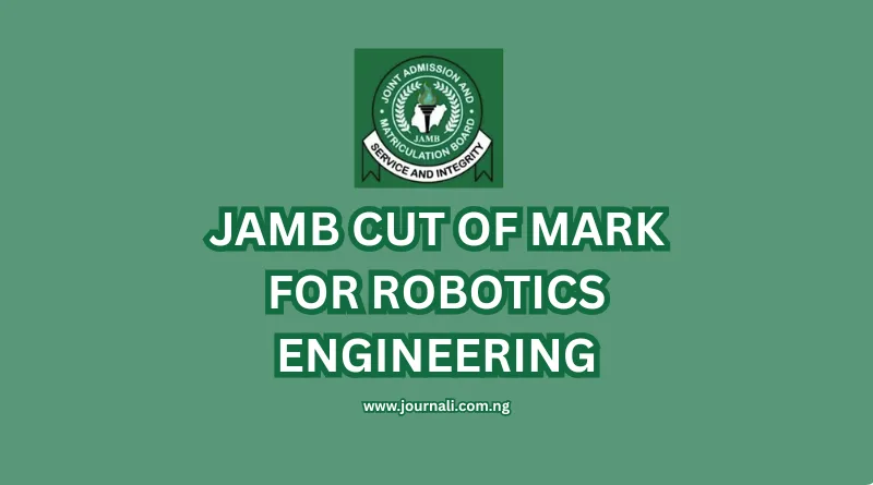 JAMB Cut Off Mark for Robotics Engineering